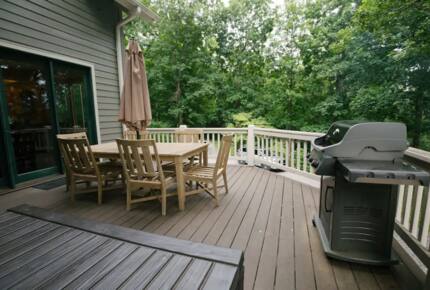 Home Exchange in Fairview, NC, grill for dining al fresco
