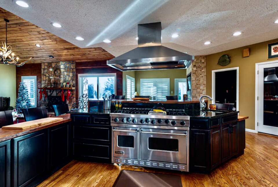 Gourmet kitchen with top notch appliances