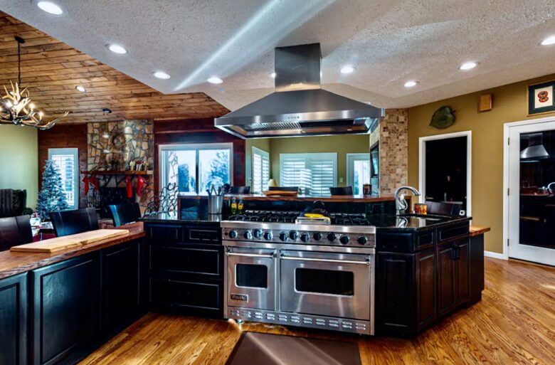 Gourmet kitchen with top notch appliances