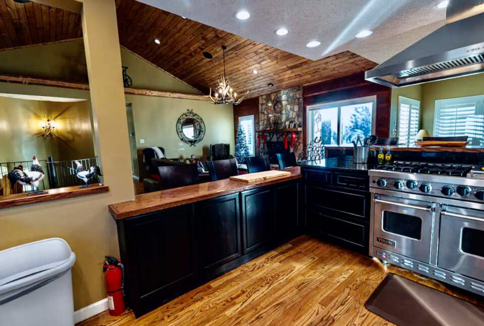 Gourmet kitchen with top notch appliances