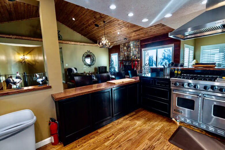Gourmet kitchen with top notch appliances
