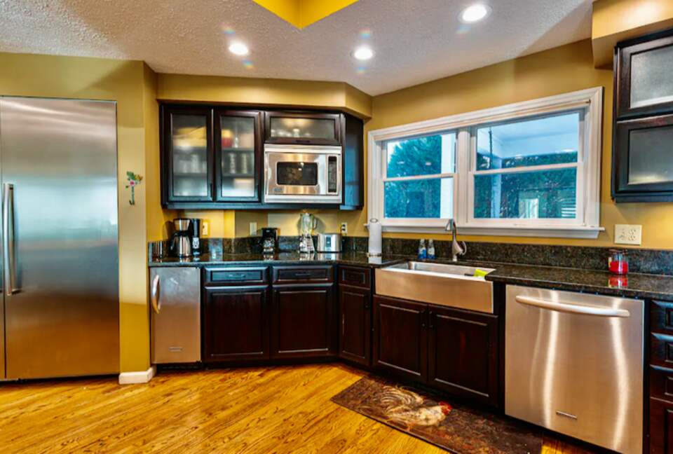 Gourmet kitchen with top notch appliances