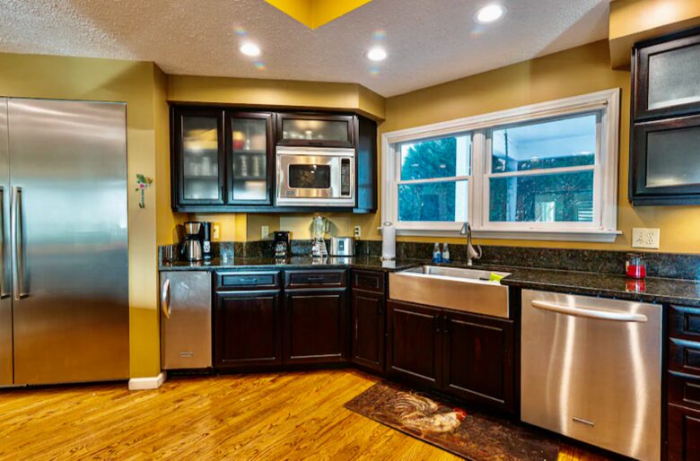 Gourmet kitchen with top notch appliances
