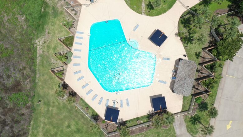 Massive swimming pool