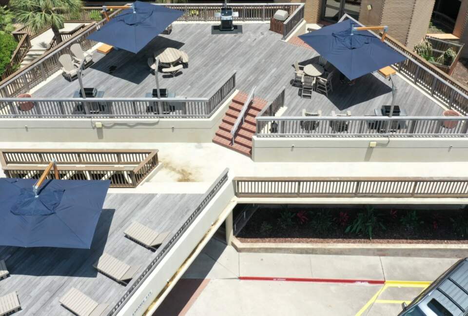 Deck for bird viewing