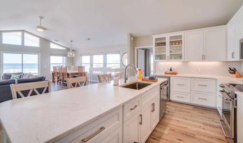 Beautiful open kitchen with island