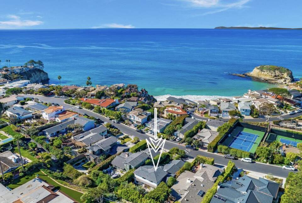 Home Exchange in Laguna Beach, CA, incredible blue waters