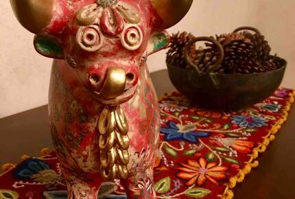 Home Exchange in Urubamba, Cusco, Peru, local artwork and designs