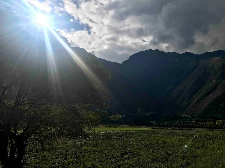 Home Exchange in Urubamba, Cusco, Peru, sun shines near to Peru