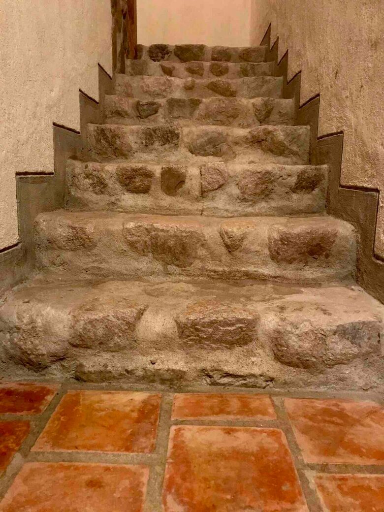 Home Exchange in Urubamba, Cusco, Peru, stone stair details