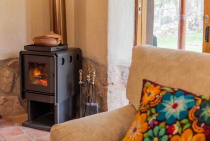 Home Exchange in Urubamba, Cusco, Peru, fireplace to keep you warm