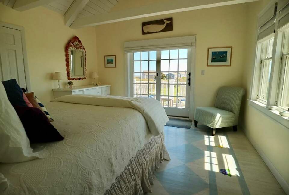 Bedroom with French doors