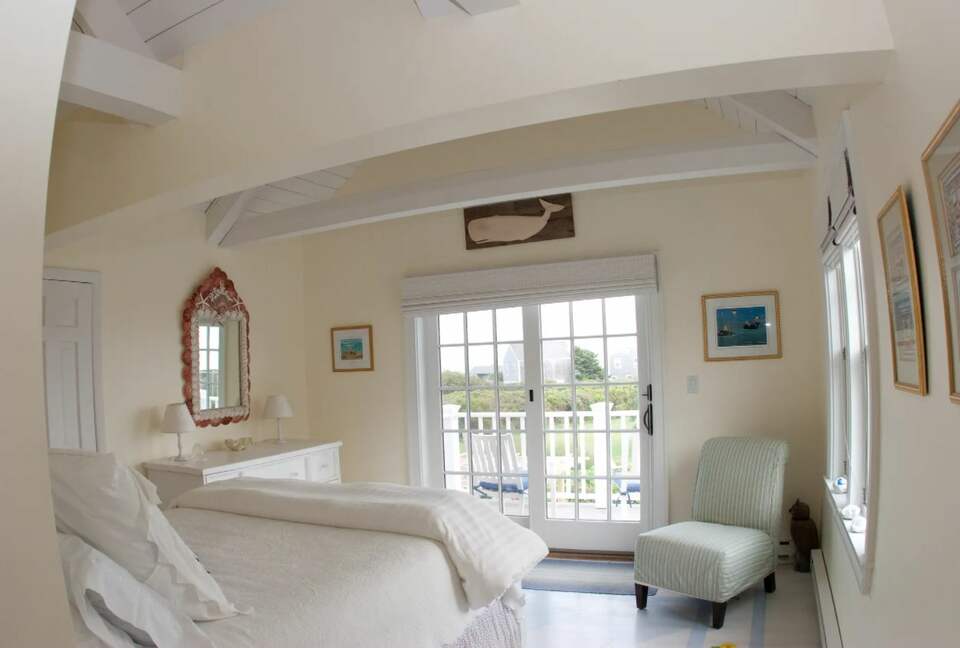 Bedroom with French doors