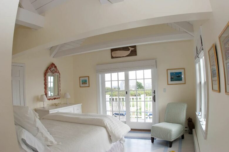 Bedroom with French doors