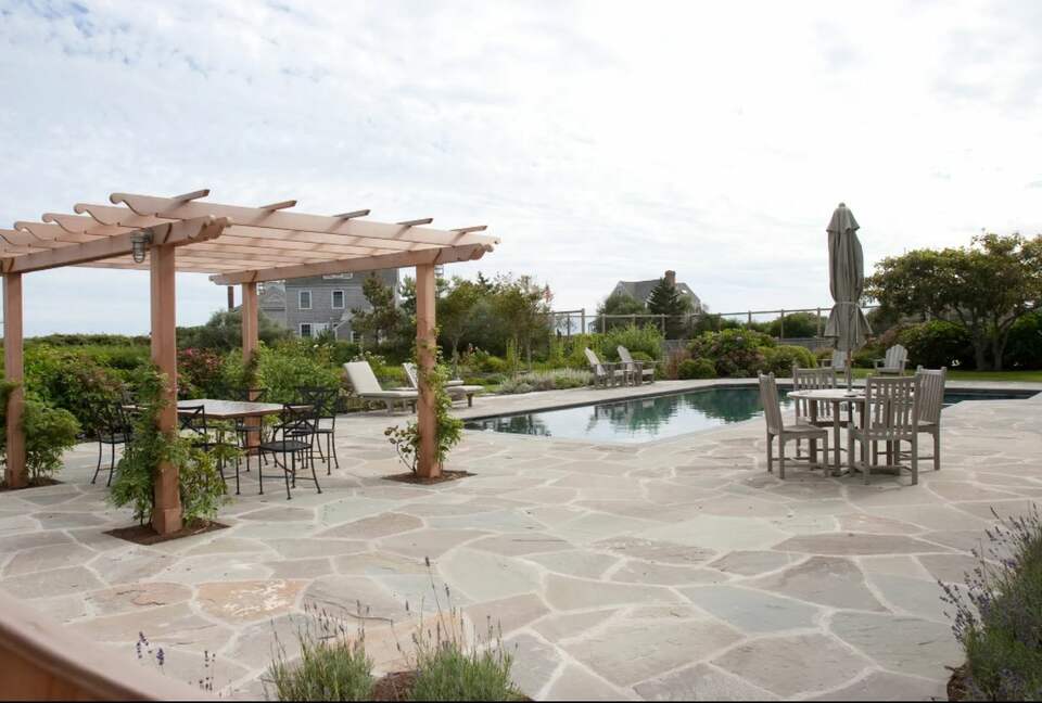 Lounge area by the pool