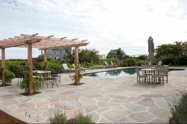 Lounge area by the pool