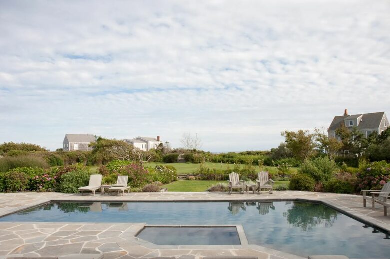 Nantucket luxury estate pool