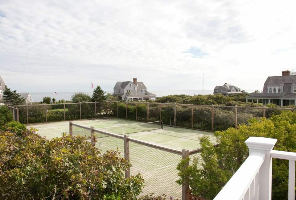 Private tennis court