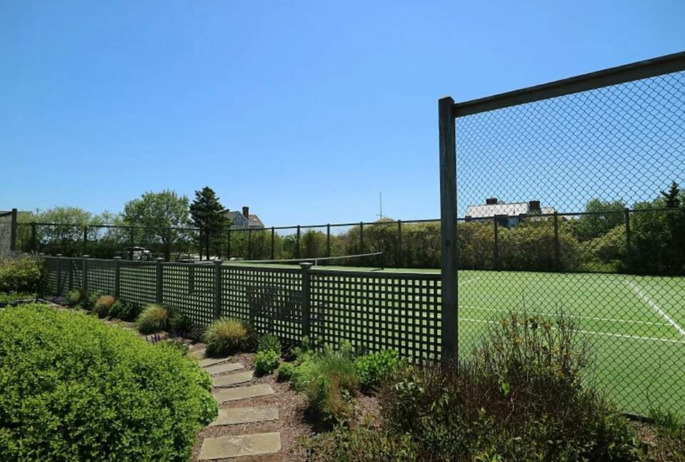 Nantucket luxury estate private tennis court