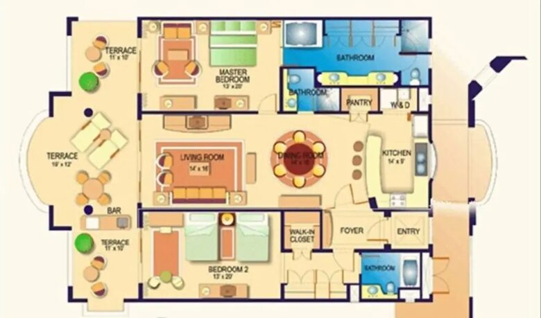 Villa La Estancia, Cabo San Lucas - 2 Bedroom - Los Cabos Municipality, Mexico