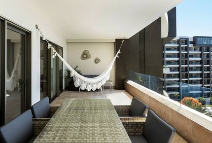 Home exchange in Los Cabos at Garza Blanca Resort, private balcony