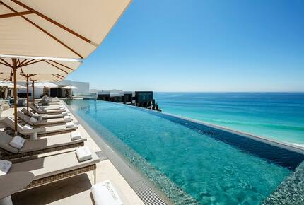 Home exchange in Los Cabos at Garza Blanca Resort, ocean view pool