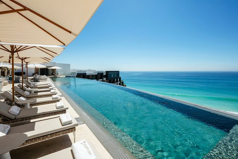 Home exchange in Los Cabos at Garza Blanca Resort, ocean view pool