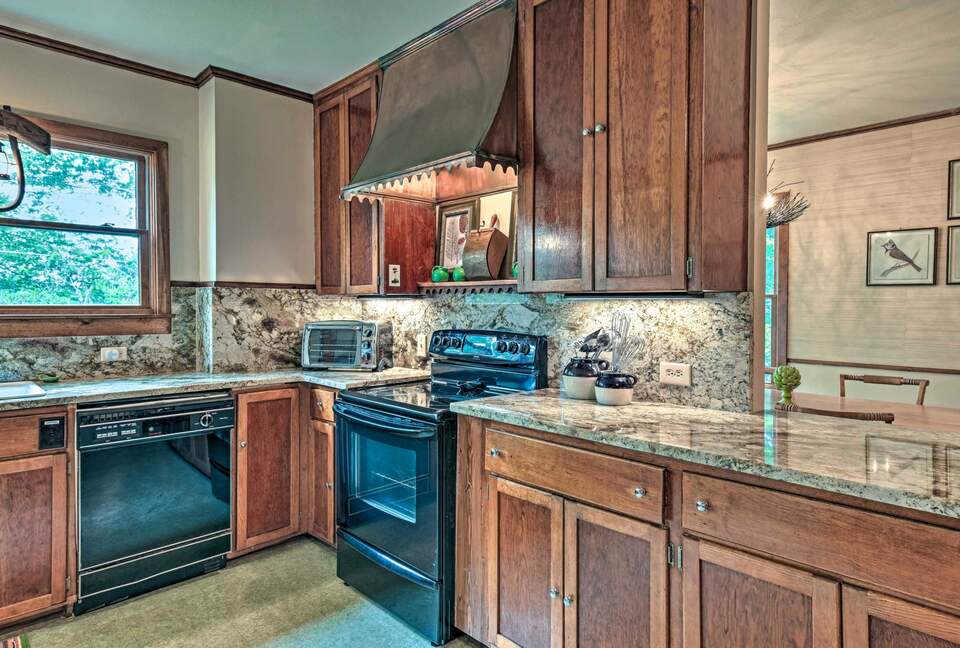 Kitchen with all essential appliances needed for tasty meals