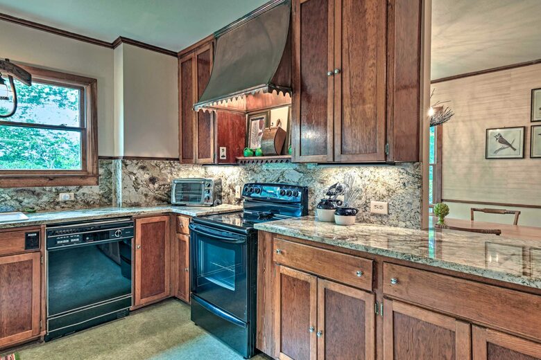 Kitchen with all essential appliances needed for tasty meals