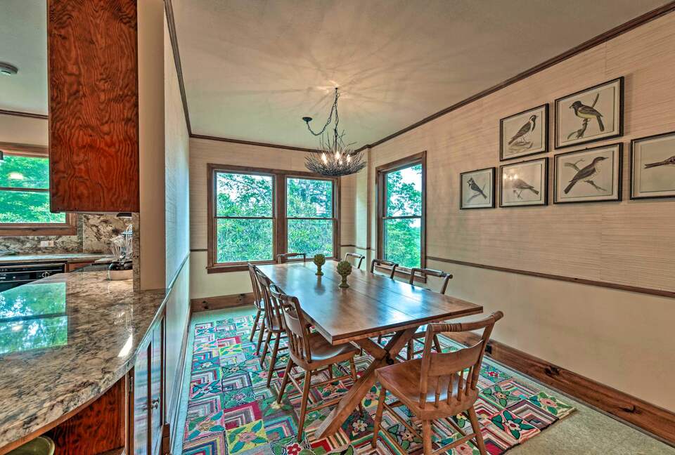 Gather for a family-style meal at the kitchen table!