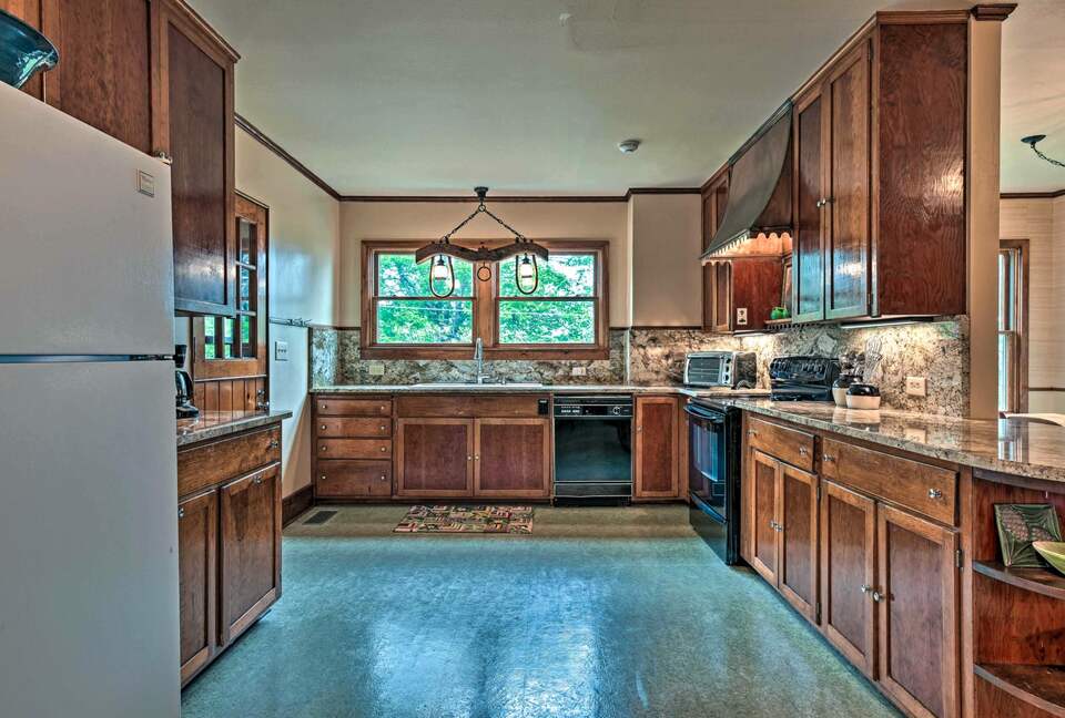 Kitchen with all essential appliances needed for tasty meals