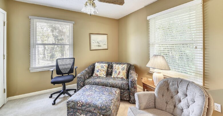 Home Exchange on Hilton Head Island, SC, sitting room in master