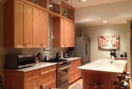 Home Exchange in Chincoteague, VA stainless steel appliances