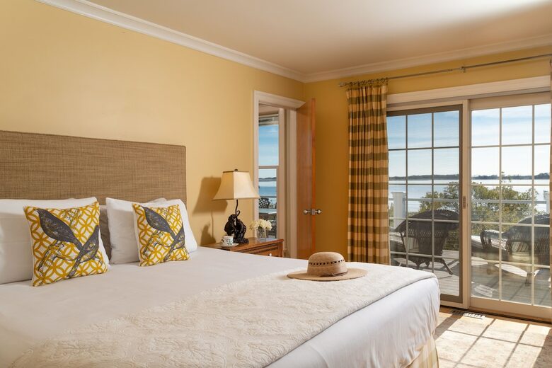 Home Exchange in Chincoteague, VA master suite with water views