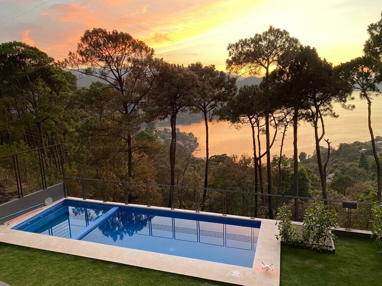 Outdoor pool with beautiful views
