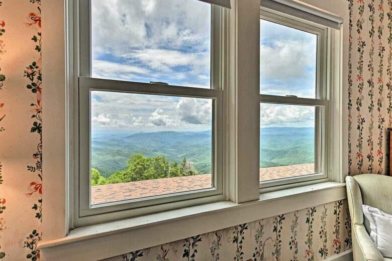 Scenic views from the secondary master bedroom