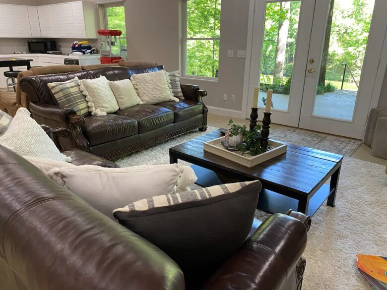 Home Exchange in Winchester, TN basement living space