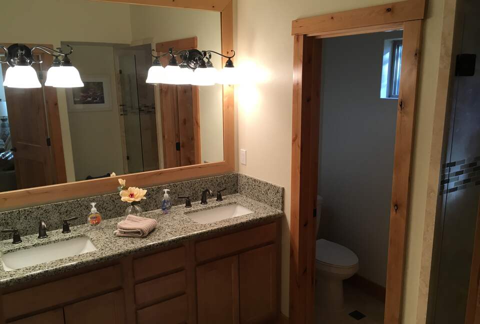 large bath, lower floor.