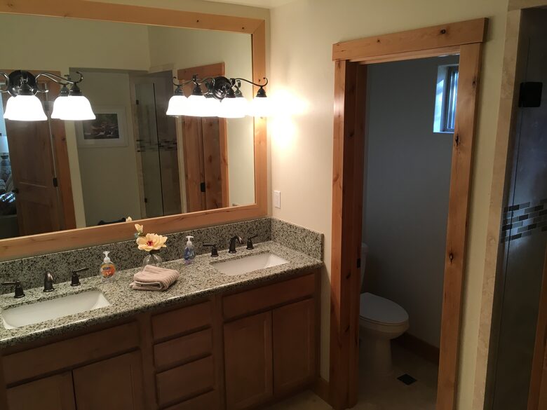 large bath, lower floor.