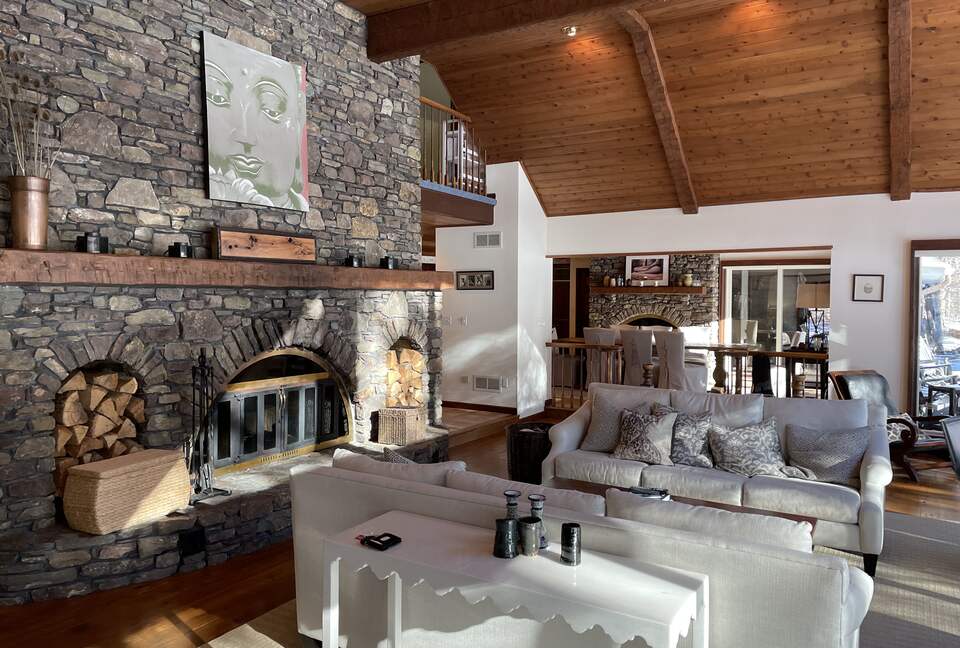 Home Exchange in Muncy Valley, PA, two incredible fireplaces