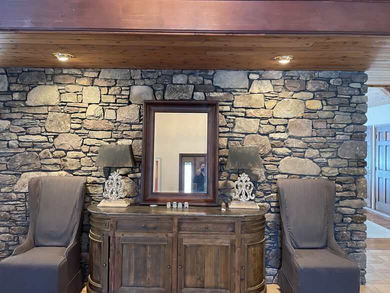 Home Exchange in Muncy Valley, PA, stone walls throughout