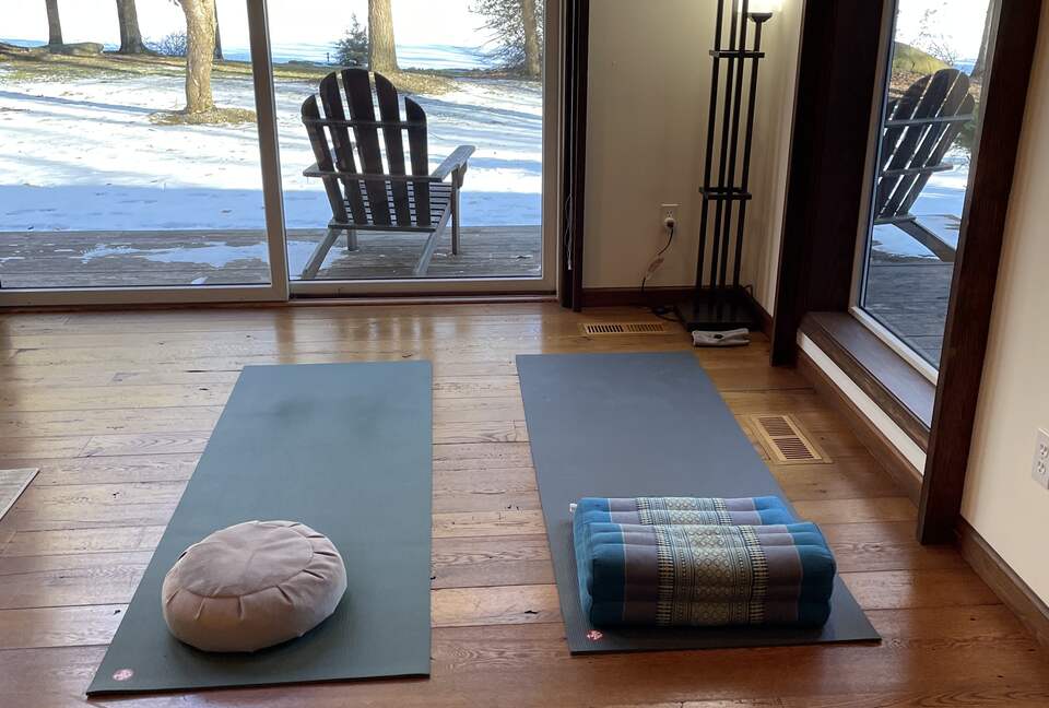 Home Exchange in Muncy Valley, PA, yoga and meditation space