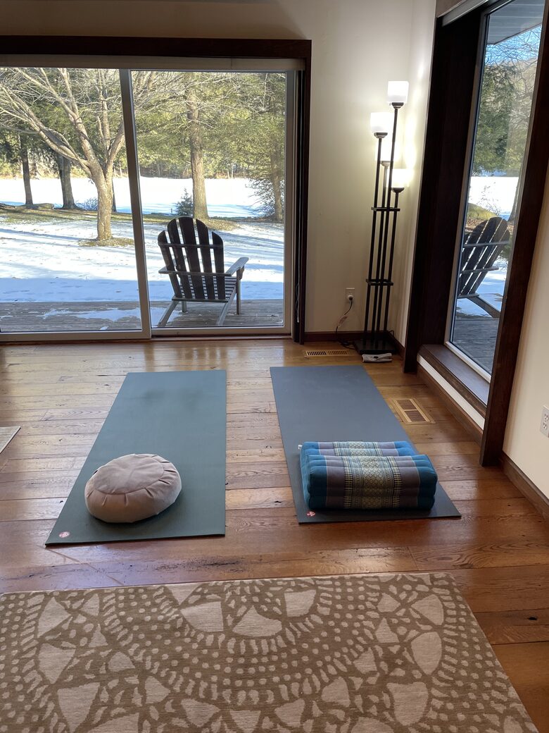 Home Exchange in Muncy Valley, PA, yoga and meditation space