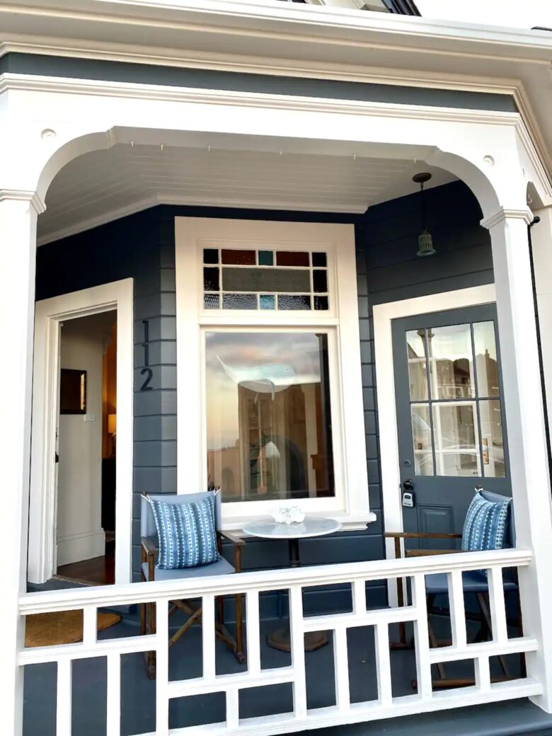 Home Exchange in Pacific Grove, CA, cozy front patio