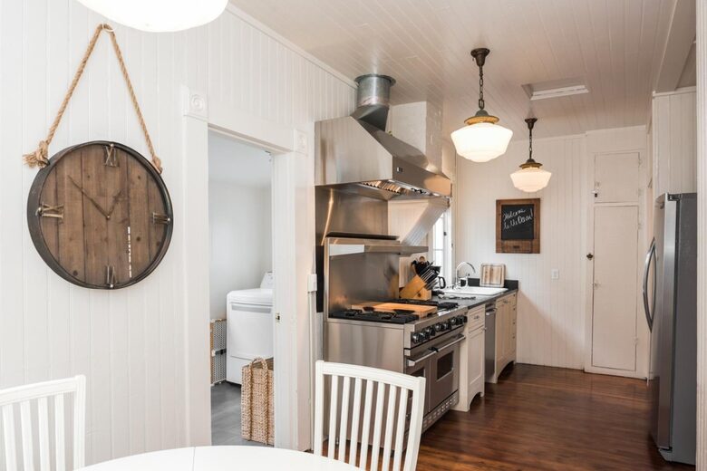 Home Exchange in Pacific Grove, CA, kitchen with stainless steel
