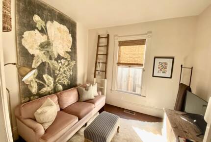 Home Exchange in Pacific Grove, CA, den with television