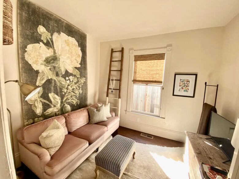 Home Exchange in Pacific Grove, CA, den with television