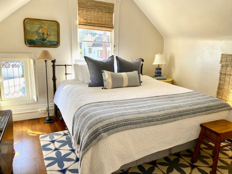 Home Exchange in Pacific Grove, CA, king bedroom 2 with ocean views