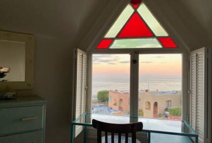 Home Exchange in Pacific Grove, CA, desk view of ocean