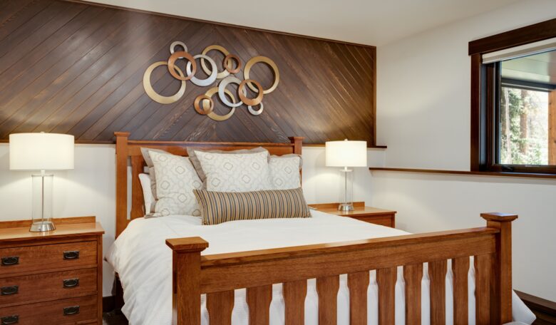 Lower level guest room